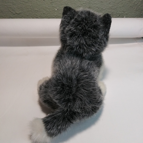 Russ Berrie Blizzard Mini Husky Dog Puppy Plush Stuffed Animal Toy Blue Eyes 11" - Picture 3 of 9